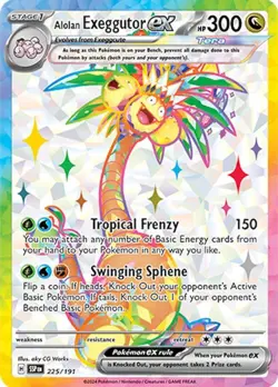 Pokemon: Alolan Exeggutor ex [SSP - 225/191] Holofoil - Image 1