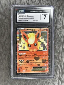 Flareon EX (RC6/RC32) - CGC 7 - 2016 Generations Radiant Collection - Pokemon - Image 1