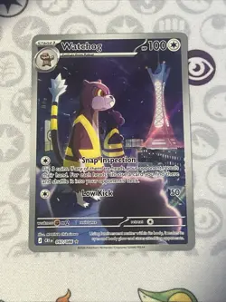 Watchog Illustration Rare Pokemon Chaos Rising 097/086 Near Mint - Image 1