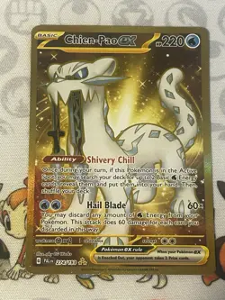CHIEN-PAO EX 274/193 HYPER RARE PALDEA EVOLVED Pokemon Holo NEAR MINT - Image 1