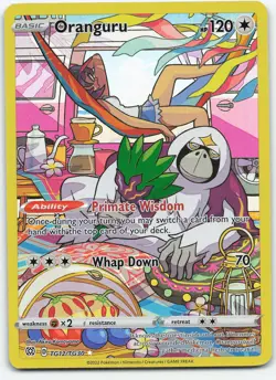 Oranguru TG12/TG30 Rare Holo SWSH09 Brilliant Stars Trainer Gallery NM Pokemon - Image 1
