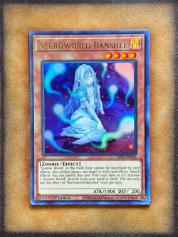 Yugioh Necroworld Banshee GFP2-EN114 Ultra Rare 1st Ed NM - Image 1