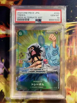 2023 Trebol Alt Art OP04-030 Kingdoms Of Intrigue One Piece JPN PSA 10 - Image 1