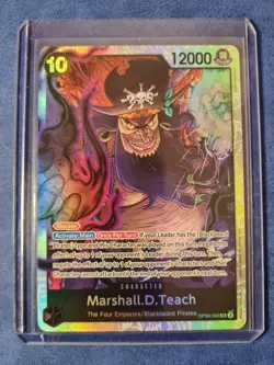 One Piece Marshall D. Teach · OP09-093 · SR · The Best Vol.2 · EN · NM - Image 1