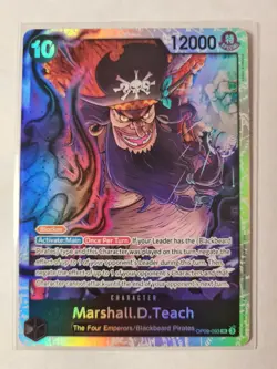 One Piece Marshall D. Teach · OP09-093 · SR · The Best Vol.2 · EN · NM - Image 3