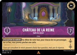 Disney Lorcana Chapitre 3 Chateau de la Reine - Salle du miroir 067/204 Rare FR - Image 1