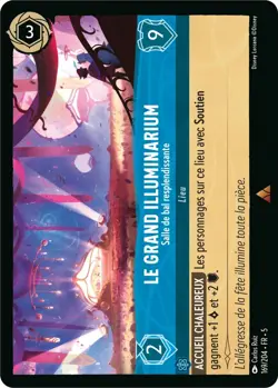Carte Disney Lorcana Chapitre 5 Le grand Illuminarium - Salle de bal 169/204 R - Image 1