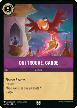 Carte Disney Lorcana Chapitre 5 Qui trouve, garde 060/204 Peu Commune FR - Image 1