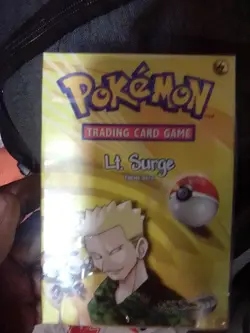 Vintage Pokemon Gym Heroes Lt. Surge Theme Deck Factory Sealed WOTC - Image 1