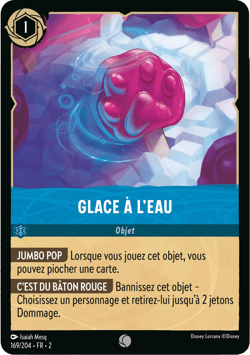 Carte Disney Lorcana Chapitre 2 Glace a l'eau 169/204 Commune en Francais - Image 1