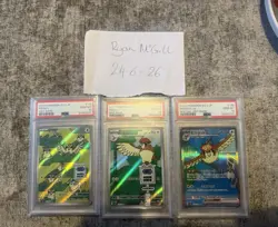 Pokemon TCG SV3 Japanese PSA 10 Pidgey/Pidgeotto/Pidgeot ex Lot (3) - Image 1