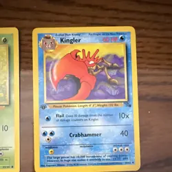 Pokemon TCG 1st Edition Lot 11 Team Rocket/Base/Jungle/Neo Kingler Abra - Image 2