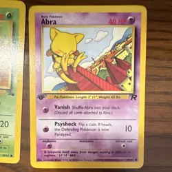 Pokemon TCG 1st Edition Lot 11 Team Rocket/Base/Jungle/Neo Kingler Abra - Image 5