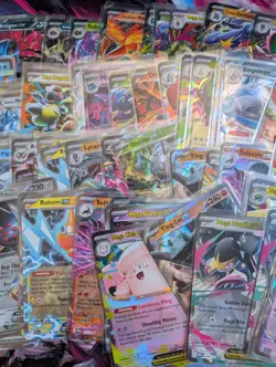 85x English Pokemon TCG EX Bundle Job Lot Scarlet & Violet + Mega Evolution Era - Image 3