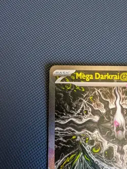Mega Darkrai ex 116/084 Pitch Black Special Illustration Rare SIR Pokemon NM - Image 3