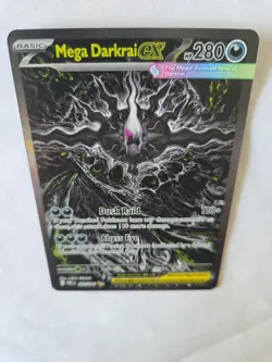 Mega Darkrai ex 116/084 Pitch Black Special Illustration Rare Pokemon TCG New - Image 3