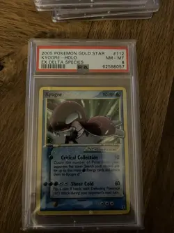 Pokemon Card Kyogre GOLD STAR - PSA 8 - English - Ex Delta Species - 112/113 - Image 1