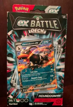 Pokemon TCG Houndoom EX Battle Deck 60 Card Factory Sealed New - Image 1