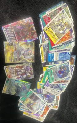 Digimon Card Game Mixed Card Lot Bulk 90+ Cards 🔥HOT🔥 - Image 1