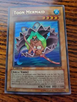 Yugioh 1X Toon Mermaid X1 MRL-072 Ultra Rare 1st Edition Magic Ruler MP - Image 1