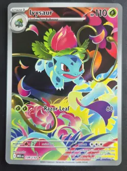 Pokemon Card - Ivysaur - Illustration Rare - Mega Evolution - 134/132 - M/NM - Image 1