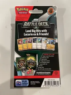 Pokemon Lucario ex Battle Deck Sealed 60 Card Deck Play Level 1 TCG 820650852282 - Image 2