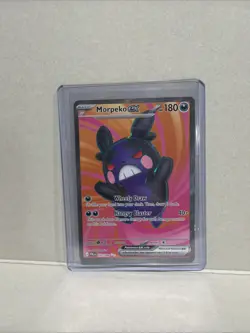 Morpeko EX from Pitch Black, Ultra Rare 102/084 Holo Pokemon Card - Image 1