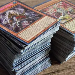 YUGIOH CARD LOT 30 cards (Rare Holos Guaranteed) NO DUPES - Image 1