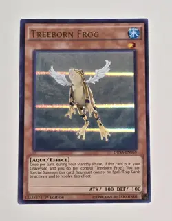 Treeborn Frog DUSA-EN058 1st Edition Ultra Rare Yugioh TCG Card NM - Image 1