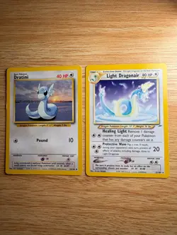 Light Dragonair Neo Destiny 22/105 Non-Holo Rare Card (bonus Dratini) - Image 2