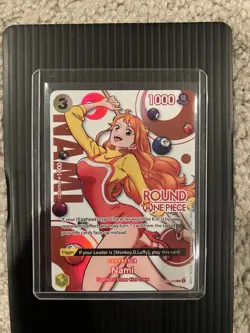 One Piece x Round 1 ENGLISH Promo Card - Nami ST29-008 - Image 1