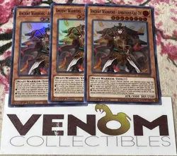 3x (M/NM) Ancient Warriors - Ambitious Cao De ETCO-EN020 Super 1st Ed. YuGiOh - Image 1