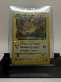 Pokemon TCG Dark Raichu Legendary Collection 2002 Deck Exclusive Rare Card LP - Image 1
