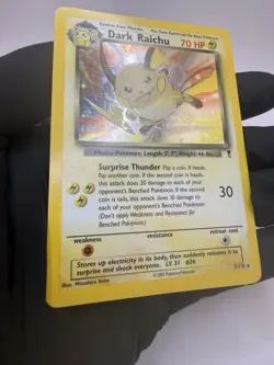 Pokemon TCG Dark Raichu Legendary Collection 2002 Deck Exclusive Rare Card LP - Image 3