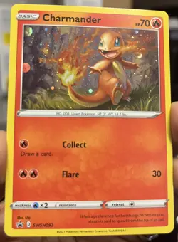 Charmander SWSH092 SWSH: Sword & Shield Promo Cards Holo - Image 1