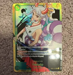 Bandai One Piece Card Game Yamato OP01-121 Romance Dawn SEC Alt Art Foil - Image 1
