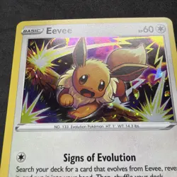 Eevee Holo #SWSH118 Promo SWSH: Sword & Shield Promo Cards Pokemon TCG NM - Image 3