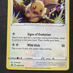 Eevee Holo #SWSH118 Promo SWSH: Sword & Shield Promo Cards Pokemon TCG NM - Image 4