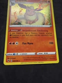 Flareon 026/185 Cosmos Holo Vivid Voltage Rare Pokemon Card - Image 2