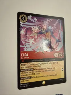 Elsa Ice Artisan 123/204 Legendary 2026 Disney Lorcana Winterspell Card NM - Image 3