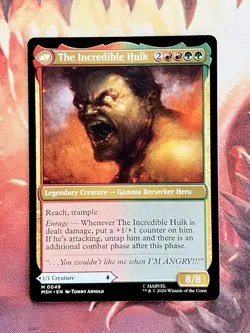 MTG Bruce Banner / The Incredible Hulk Marvel Super Heroes Magic Card NM ☢ - Image 1