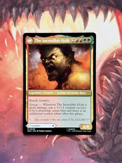 MTG Bruce Banner / The Incredible Hulk Marvel Super Heroes Magic Card NM ☢ - Image 2