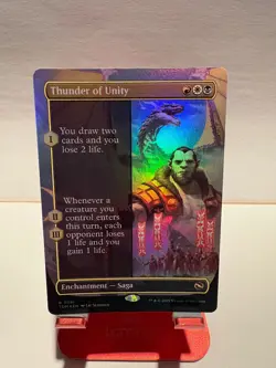 Thunder of Unity (Borderless) Tarkir: Dragonstorm Foil - Image 1