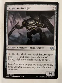 Argivian Avenger - The Brothers' War Magic the Gathering MTG Nice! - Image 1