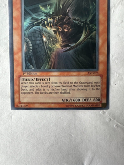 YUGIOH EMISSARY OF THE AFTERLIFE AST-076 1st EDITION HOLO NEVER PLAYED NM ACTUAL - Image 4