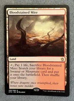 MTG Magic The Gathering - Bloodstained Mire - Khans of Tarkir - 230/269 Regular - Image 1