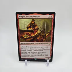 Magda, Brazen Outlaw - Kaldheim - NM - MTG Regular Rare #142/285 - Image 1