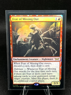 MTG: Fear of Missing Out (Foil) - DSK 0136 - NM - Magic The Gathering - Image 1