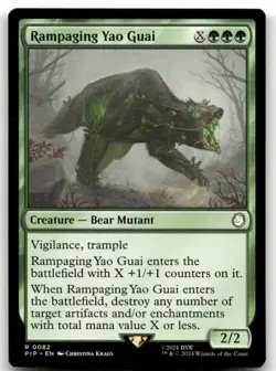 Rampaging Yao Guai #82 (NM) Fallout PIP Magic MTG - Image 1