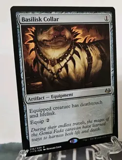 Basilisk Collar (MM3 216) The List Reprints Regular Colorless Artifact Equipment - Image 2